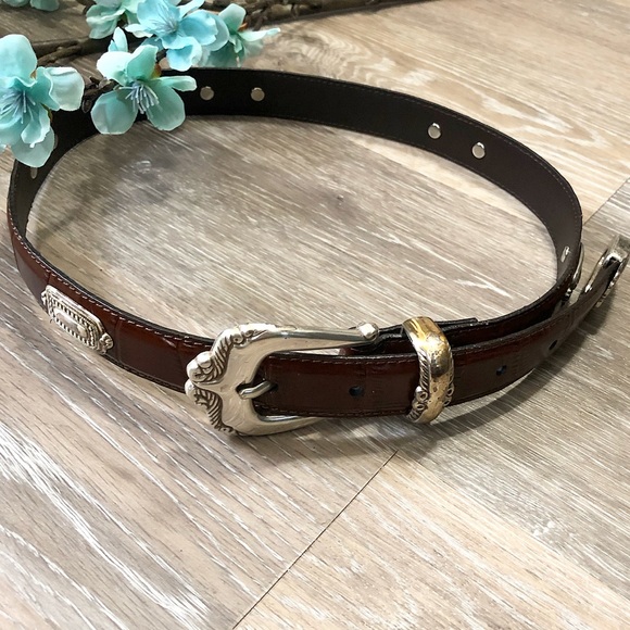 Vintage Accessories - Vintage BOHO Leather Belt